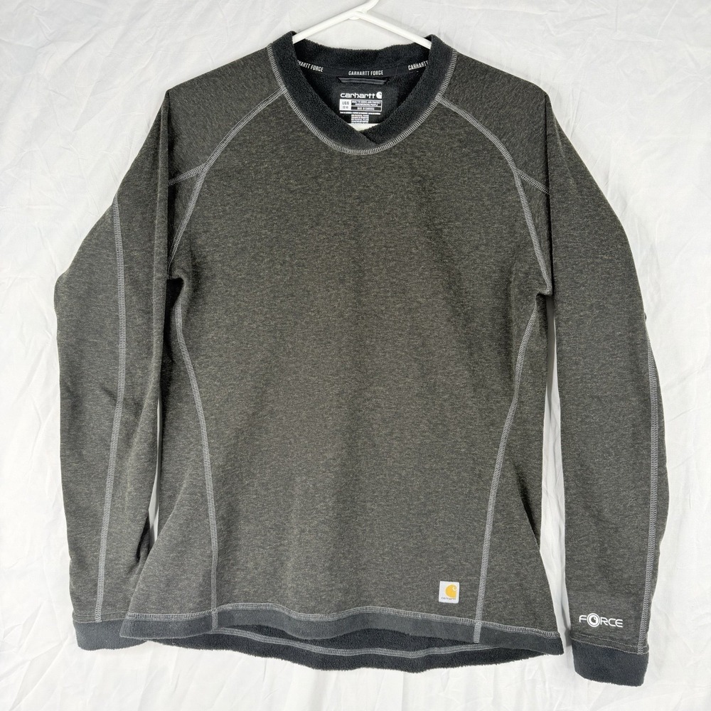 Carhartt Youths Force fleece heavy-duty Long Sleeve SZ-L/12-14 Fits